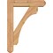 Ekena Millwork Legacy Craftsman Smooth Bracket w/ Offset Brace, Western Red Cedar, 5 1/2"W x 22"D x 30"H BKT0604X22X30LEC04SWR - alternate 2